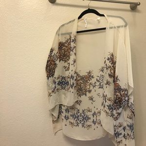 Cardigan, over throw